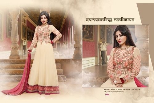 Havey work designer anarkali suits