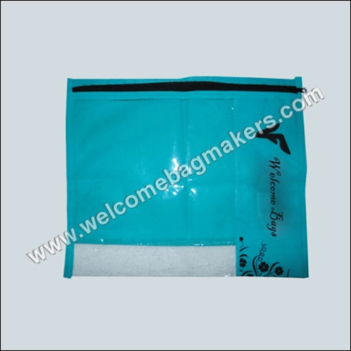 Plastic Zipper Bags - Laminated Material, Eye-Catching Sea Blue Color, Light Weight, Moisture Proof, Transparent Design, Reusable and Leak-Proof