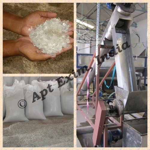 Washed Bottle Scrap PET flakes