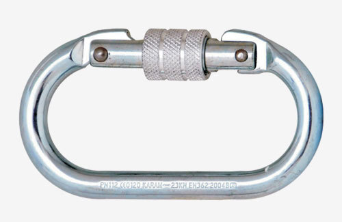 Karabiner - Alloy Steel, Gate Opening: 16 mm, Minimum Breaking Strength: 23 kN | EN 362:2004 Certified Design