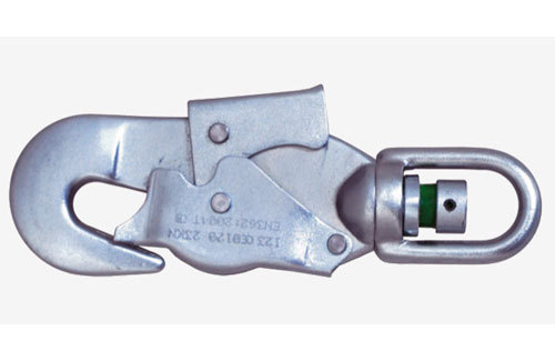 Swivel Snap Hook - Alloy Steel Gate Opening 13 mm 23 kN Breaking Strength | Safety Indicator Changes Color From Green to Red