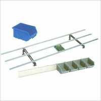 Table Top Manual Free Flow Insertion Conveyor - Color: White