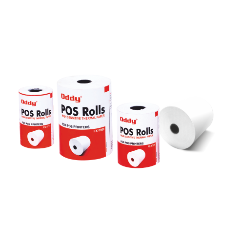 Thermal Paper Rolls - Color: White