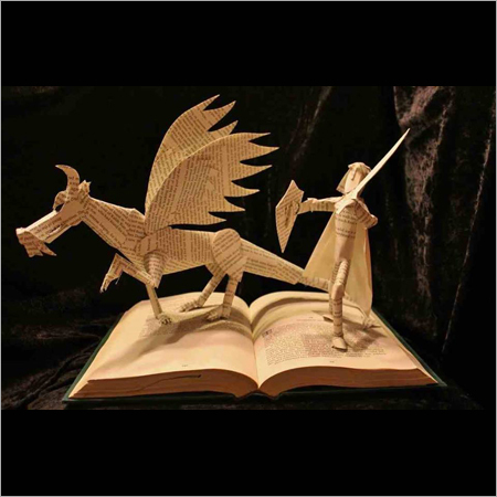Graphic Design & Multimedia - Wood, Variable Dimensions, Beige | Intricate Design, 3D Artwork, Unique Collectible Fantasy Piece