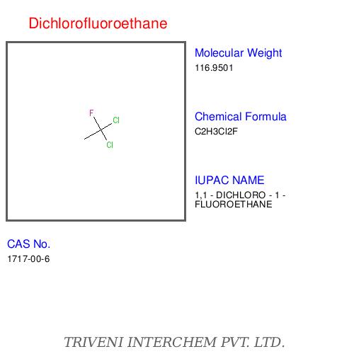 Dichlorofluoroethane - Colorless Chemical CHClF2 | Stable Long Shelf Life Effective Cleaning Balanced Composition