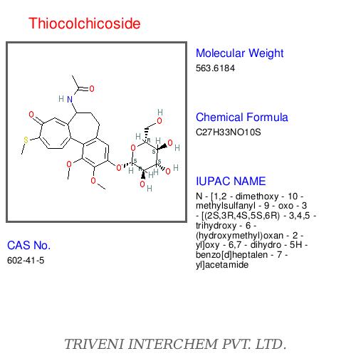 Thiocolchicoside