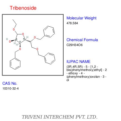 Tribenoside - Water-Soluble, 99% Purity | Muscle Relaxant, Anti-Inflammatory, Analgesic Effect, Pain Relief