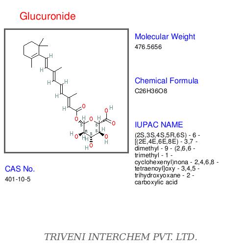 Glucuronide - C26h32o11, Cas 621-13-1, Molecular Weight 616.65 | High Purity, Water Soluble, Effective Detoxification, Custom Synthesis