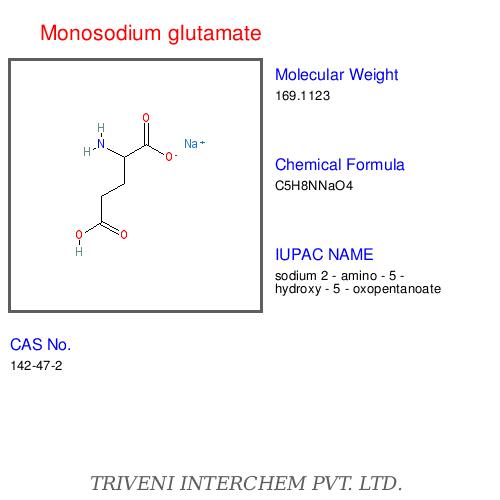 Monosodium glutamate
