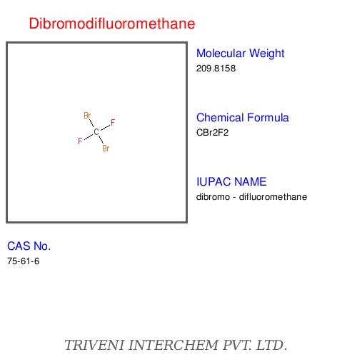 Dibromodifluoromethane - Colorless Liquid, Boiling Point -25°C | Non-Flammable Halomethane, CBr2F2