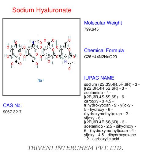 Sodium Hyaluronate - White Powder, CAS 9067-32-7 | High Purity, Biocompatible, Viscoelastic, Water Soluble