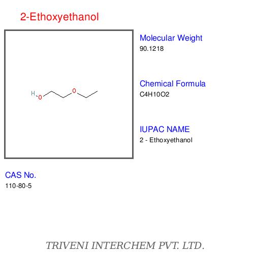 2-Ethoxyethanol - C4H10O2, Boiling Point 135°C, CAS 110-80-5 | Excellent Solvent, High Purity, Miscible with Water