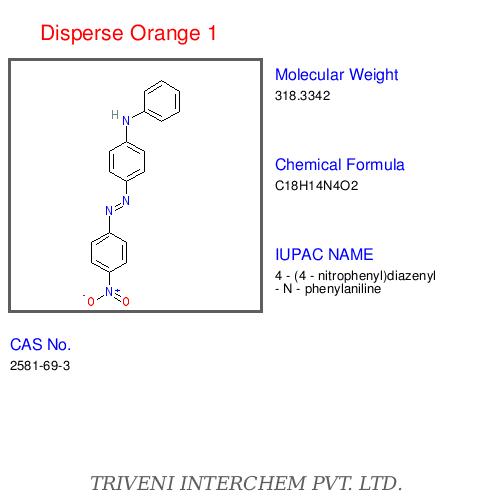 Disperse Orange 1 - 25% Dye Content Powder Form | Bright Color High Tinting Strength Excellent Fastness