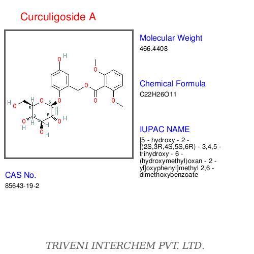 Curculigoside A - CAS 86614-86-2, C35H46O7 | â¥98% Purity, Research Grade, Custom Synthesis, Soluble in DMSO and Ethanol