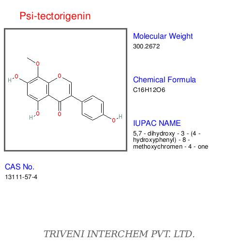 Psi-tectorigenin - C16H14O5, Molecular Weight 302.28, Purity 98% | O-Methylated Isoflavone, Flavonoid, Bioactive Phytochemical, Research Use
