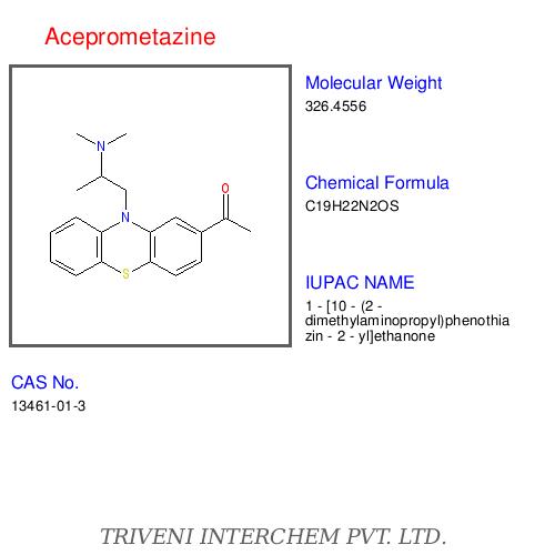 Aceprometazine - Phenothiazine Tablet, C19H22N2S | Neuroleptic, Antihistamine, Sleep Aid