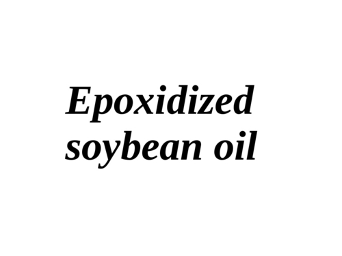 Epoxidized soybean oil