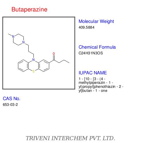 Butaperazine - Tablet, C26H30N2S | Typical Antipsychotic, Phenothiazine Class, Manages Psychotic Symptoms