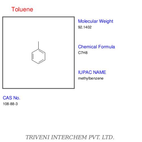 Toluene - Clear Liquid, Boiling Point 110.6°C, CAS 108-88-3 | High Purity, Solvent Properties, Industrial Grade, Versatile Use