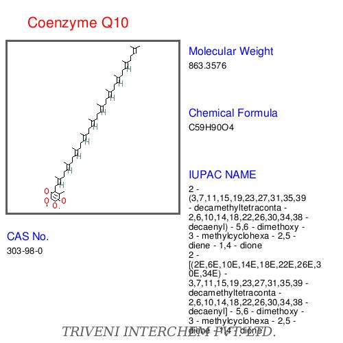 Coenzyme Q10 - C59H90O4, 99% Purity | Cellular Energy, Antioxidant, Heart Health, Immune Support, Skin Health