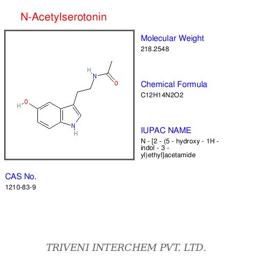 N-Acetylserotonin - Chemical Formula C12H15NO3, Purity 98% | High Purity, Precise Synthesis, Brain Function, Melatonin Precursor