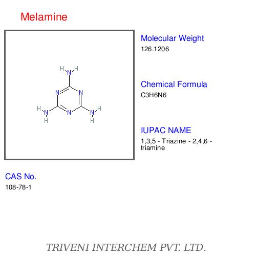 Melamine - White Crystalline Powder CAS No 108-78-1 | High Purity Stable Structure Precise Synthesis