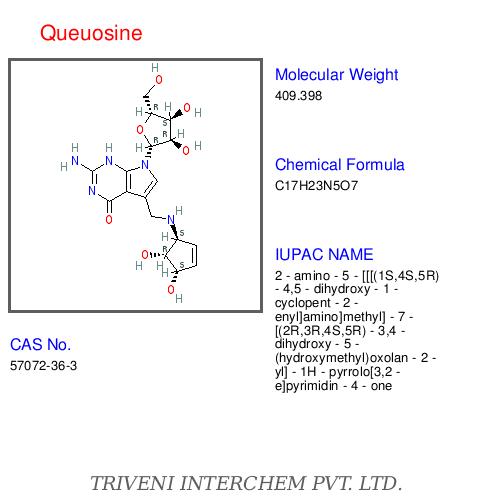 Queuosine - Chemical Formula C27H45N5O7, Molecular Weight 521.51 | Modified Nucleoside, RNA Component, Water-Soluble, Research Reagent