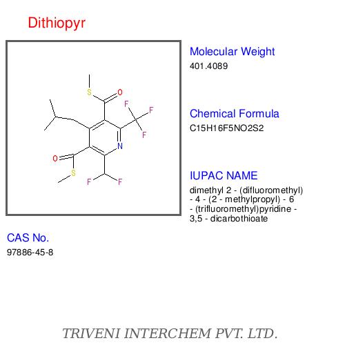 Dithiopyr - White Powder, Water-Soluble, 98% Purity | Pre-Emergent Herbicide, Crabgrass Control, Long-Lasting, Easy Application