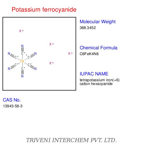 Potassium ferrocyanide