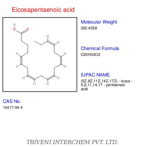 Eicosapentaenoic Acid - Colorless to Light Yellow Oil, CAS 506-30-5 | Omega-3 Fatty Acid, High Purity, Supports Brain Function