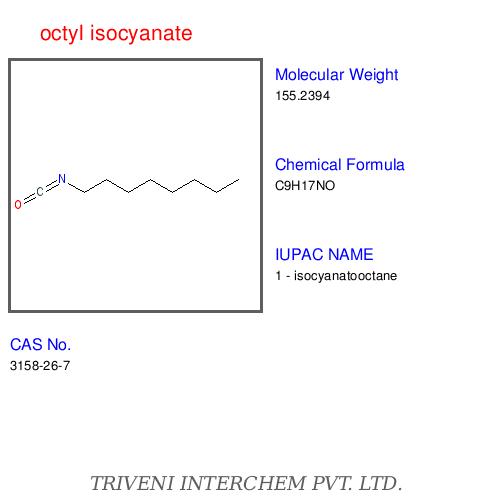 Octyl Isocyanate - High Purity, Boiling Point 195-200 °C, Density 0.85 g/cm³ | Effective Antimicrobial, Wide Applications, Safe Handling