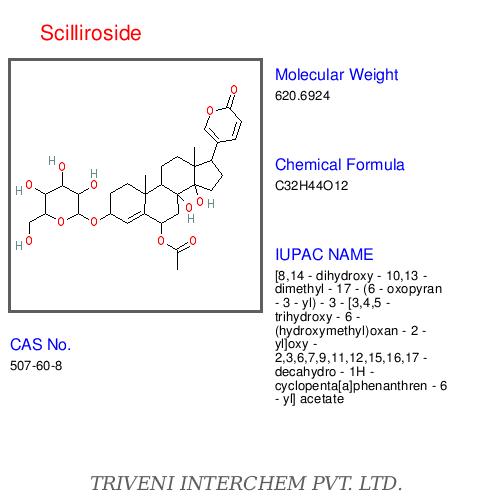Scilliroside - Plant-Derived Compound, CAS No 107-48-0 | High Purity, Precise Synthesis, Rodenticide Use