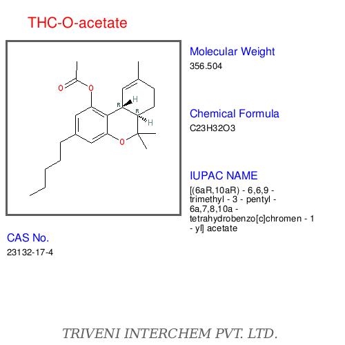 THC-O-Acetate - CAS 206183-07-8, C21H30O2, Molecular Weight 314.46 | High Potency, Pure Compound, Precise Synthesis, Research Applications
