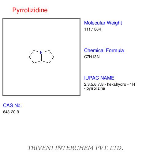 Pyrrolizidine - Colorless Liquid, C5H9N, CAS 616-47-7 | High Purity, Precise Synthesis, Versatile Applications