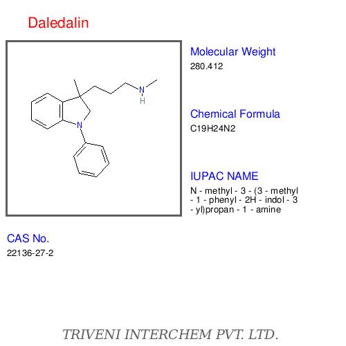 Daledalin - C25h27no2, Cas 307-26-7 | Selective Norepinephrine Reuptake Inhibitor, No Serotonin Or Dopamine Effect, Purity 99%