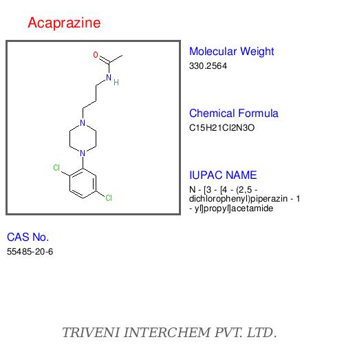 Acaprazine - C19H26N2O2 CAS 102140-74-6 | Phenylpiperazine Tranquilizer 99% Purity Research Chemical
