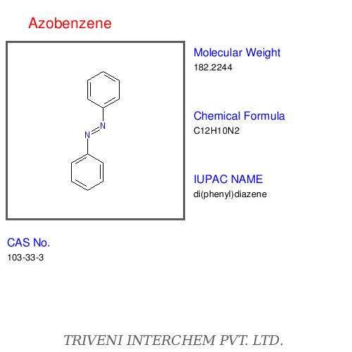 Azobenzene - Orange Crystals, C12H12N2, CAS 103-33-3 | High Purity, Photoisomerization, Chemical Stability