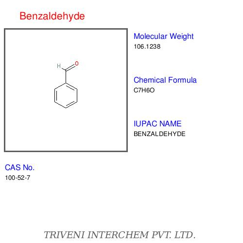 Benzaldehyde - C7H6O, Boiling Point 178-180°C | Aromatic Aldehyde, High Purity, Industrial Use