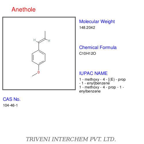 Anethole - Natural Aromatic Phenylpropene, Boiling Point 233°C, CAS 4180-23-8 | Strong Aroma, High Purity, Food Flavoring, Cosmetic Ingredient