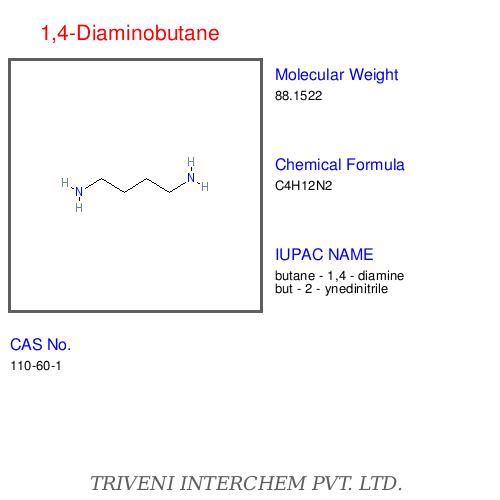 1,4-Diaminobutane - Industrial Grade, >99% Purity, C4H12N2 | Nylon-4,6 Precursor, Reacts with Adipic Acid