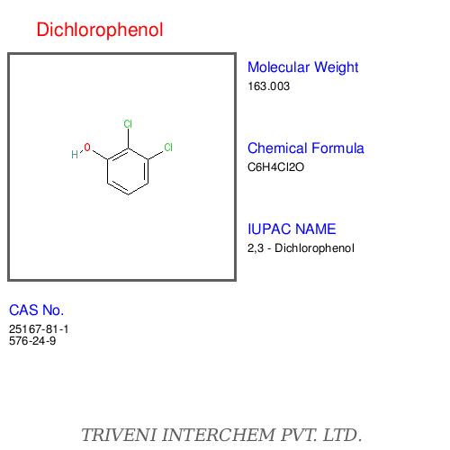 Dichlorophenol - Chemical Formula C6H6Cl2O Boiling Point 213Â°C | High Purity Versatile Use Easy Handling
