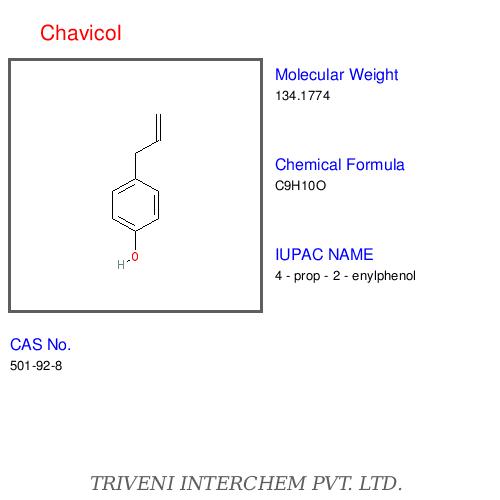 Chavicol - Colorless Liquid, C9H10O, CAS 121-80-6 | High Purity, Solvent Miscibility, Chemical Stability