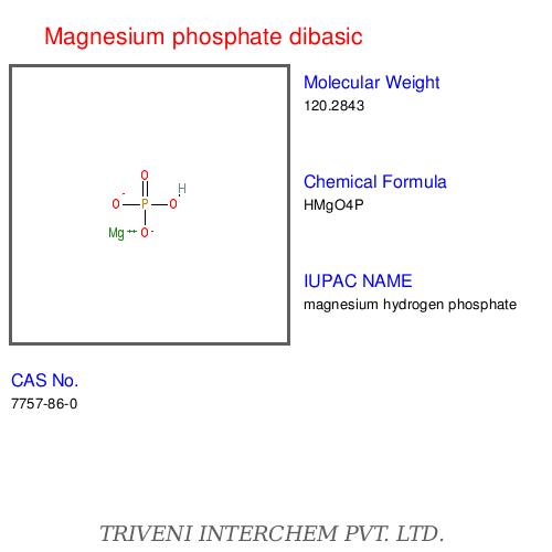 Magnesium Phosphate Dibasic - MgHPO4 CAS 7757-83-7 Food Grade | High Purity Effective Binding Excellent Solubility