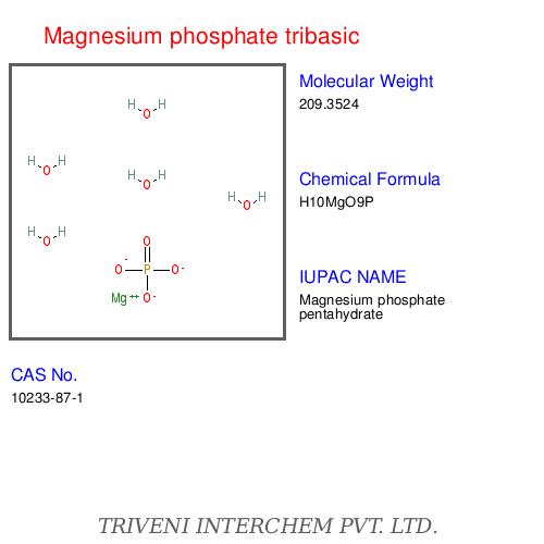Magnesium Phosphate Tribasic - White Powder Mg3(PO4)2 | High Purity Fine Powder Excellent Reactivity