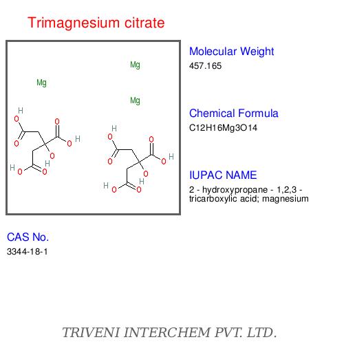 Trimagnesium citrate