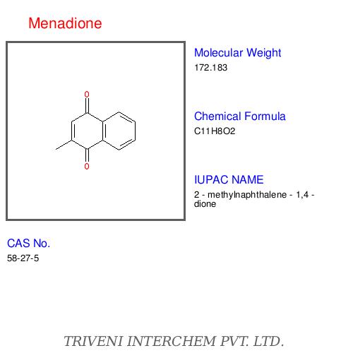 Menadione - Yellow Crystalline Powder, C11H8O2, CAS 58-27-5 | High Purity, Stable Compound, Versatile Precursor