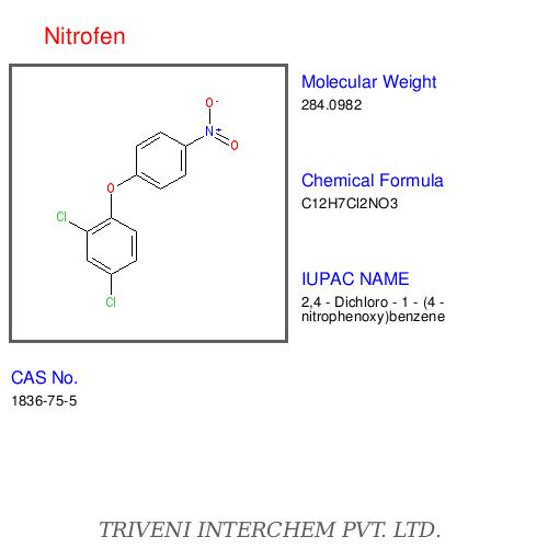 Nitrofen - White Crystalline Powder, C14H14Cl2O3, 98% Purity | Broad Spectrum Herbicide, Weed Control, Easy Application