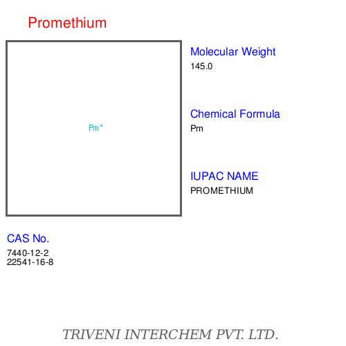 Promethium - Atomic Number 61, Molar Mass 145 G/mol | Radioactive Isotopes, Periodic Table Element