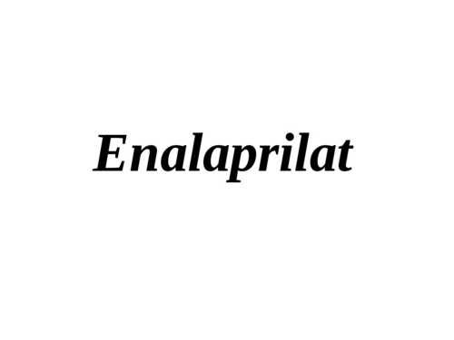 Enalaprilat - Injectable, Molecular Weight 432.51 g/mol | Fast Acting, Effective Treatment, Improves Heart Function