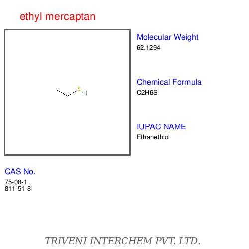 Ethyl Mercaptan - C2H6S BP 35Â°C Purity 99% | High Purity Effective Odorant Versatile Easy To Use
